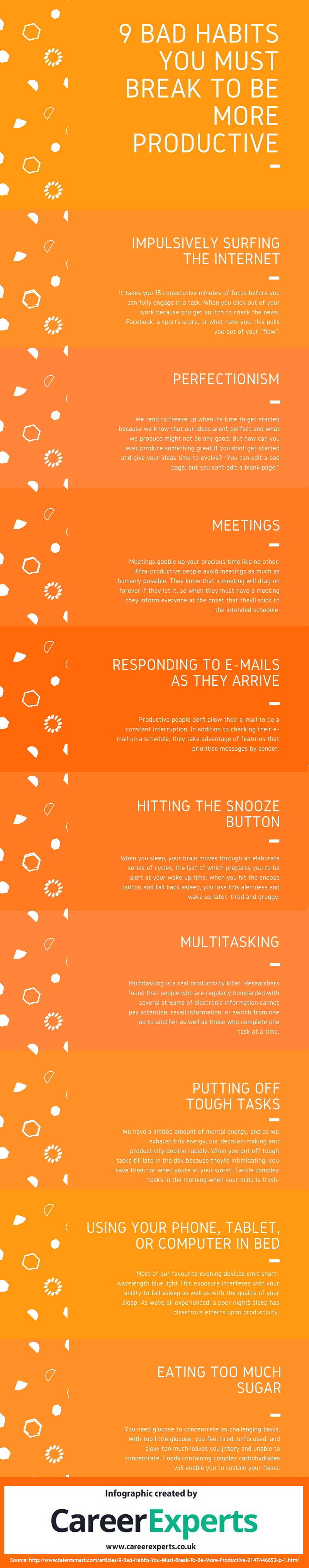9 bad habits you must break to become more productive