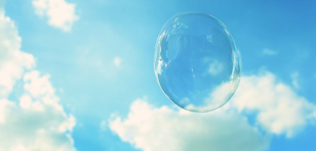 Quick Ways to Find Peace at the Office peaceful bubble