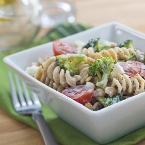 healthy lunch ideas for work broccoli and feta pasta salad