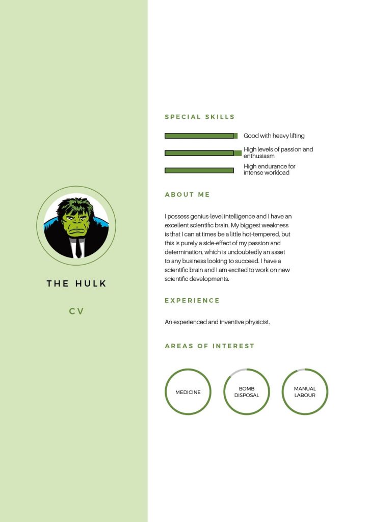 The Hulk CV