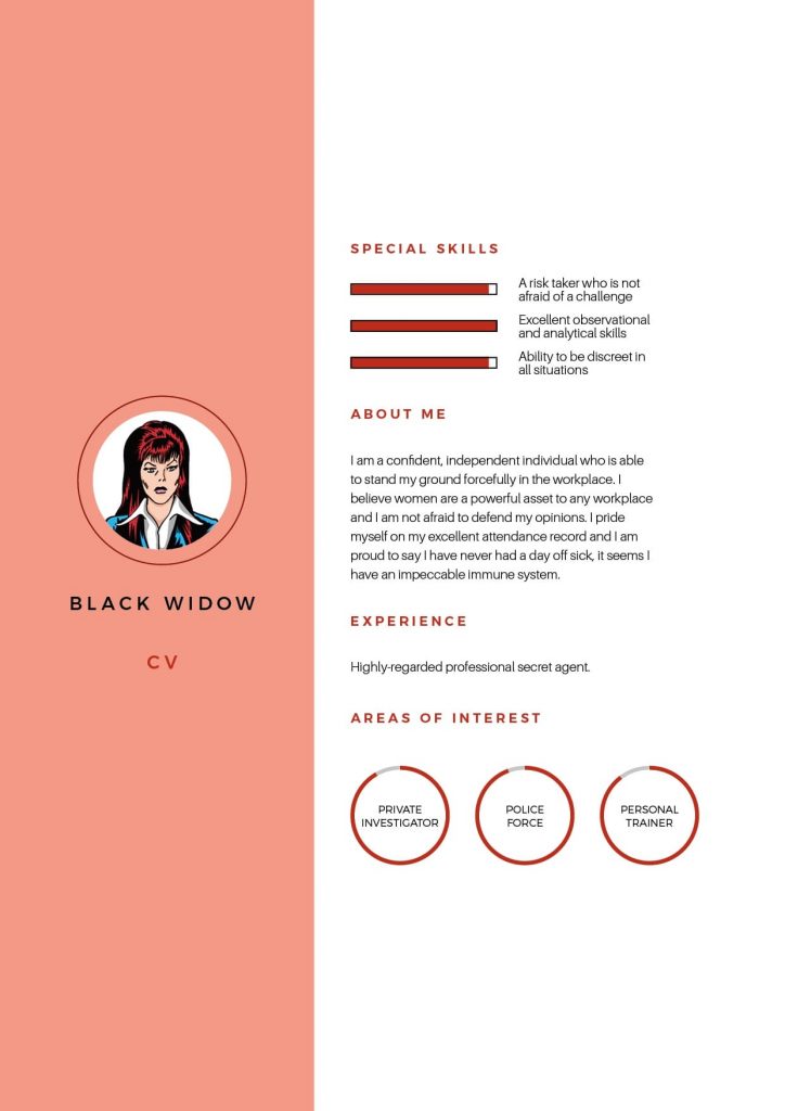 Black Widow CV